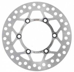 MTX PARTS TARCZA HAMULCOWA PRZÓD KAWASAKI KX 85 '01-'21, SUZUKI RM 100 '03, (184X84X4MM) (4X9,5MM)