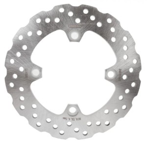 MTX PARTS TARCZA HAMULCOWA TYŁ KAWASAKI KLE 650 VERSYS '11-'14, ER-6F '14-'16 WAVE (220X100X5MM) (4X10,5MM)