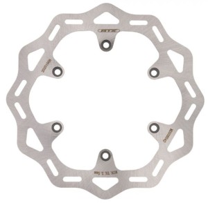 MTX PARTS TARCZA HAMULCOWA TYŁ KTM EXC/SX 125/250 '95-'25, EXC 300 '00- '25, EXC-F/SX-F/XC-F 350 '11-'25, EXC 450 '07-'21, EXC 500 '12-'19, HUSQVARNA FC/FE 250/350/450 '14-'25, TE 125/250/300 '14-'25 WAVE (220X110X4MM) (6X6,5MM)