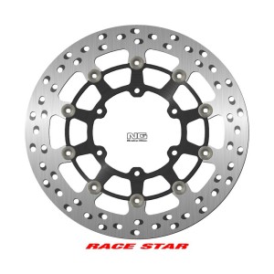 NG TARCZA HAMULCOWA PRZÓD RACE STAR PREMIUM SUZUKI GSX-R 600/750/1000 '08-'18 (310X102X5MM) (6X8,25MM) PŁYWAJĄCA (ŚRODEK ALUMINIOWY, POLEPSZONE CHŁODZENIE)