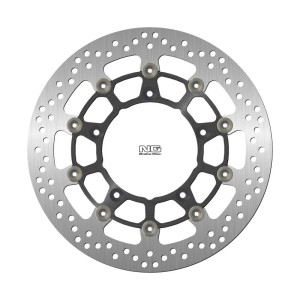 NG TARCZA HAMULCOWA PRZÓD SUZUKI SFV 650 GLADIUS '09-'16, SV 650 / X '07-'22 (290X121,5X5MM) (5X10,25MM) (ŚRODEK ALUMINIOWY) PŁYWAJĄCA