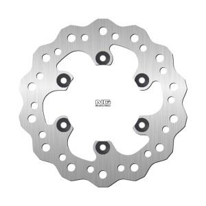 NG TARCZA HAMULCOWA TYŁ KAWASAKI D TRACKER 250 '03, KDX 220 '99-'05, KDX 250R '92-, KLX 250D TRACKER '00-, KLX 300R '96-'07, KLX 250S '05-'10, KLX 250E '93-'95, SUZUKI DR 250SB '03-, (220X100X4MM) (6X10,25MM) WAVE