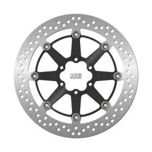 NG TARCZA HAMULCOWA PRZÓD DUCATI MONSTER 620/675/695/803 '05-'08, MULTISTRADA 620 '05-'06, ROYAL ENFIELD 535 CONTINENTAL '13-'18 (300X64X5MM) (6X8,25MM) PŁYWAJĄCA (ŚRODEK ALUMINIOWY)