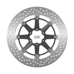 NG TARCZA HAMULCOWA PRZÓD BMW HP4 1000 '11-'17, MOTO GUZZI AUDACE 1400 '15-'20, CALIFORNIA 1400 '13-'20, ELDORADO 1400 '15-'20, MGX-21 1400 '15-'20 (320X64X5MM) (6X8,50MM) PŁYWAJĄCA (ŚRODEK ALUMINIOWY)