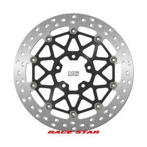 NG TARCZA HAMULCOWA PRZÓD RACE STAR PREMIUM KAWASAKI ZX 10R SE ABS '19-20, ZX 10RR ABS '17-24 (330X70X5MM) (5X10,25MM) PŁYWAJĄCA (ŚRODEK ALUMINIOWY, POLEPSZONE CHŁODZENIE)