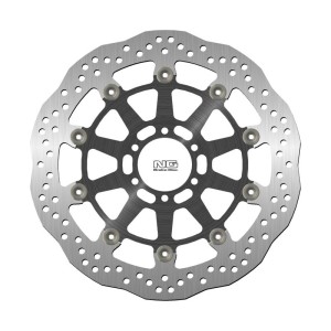 NG TARCZA HAMULCOWA PRZÓD BENELLI SPORT TORNADO 1130 '06-, TORNADO TRE 1130 '06-'17, DUCATI 998 '02-'03 (320X64X4,5MM) (6X8,25MM) WAVE (ŚRODEK ALUMINIOWY)