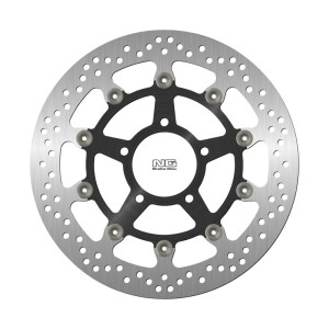 NG TARCZA HAMULCOWA PRZÓD TRIUMPH DAYTONA/SPEED TRIPLE 955 '02-'06, ROCKET 3 2300 '04-'17, SPRINT 1050ST '05-'14 (320X78X5MM) (5X10,25MM) PŁYWAJĄCA (ŚRODEK ALUMINIOWY)