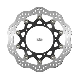 NG TARCZA HAMULCOWA PRZÓD YAMAHA FZ8/FZS FAZER '10-'16, XT 1200Z SUPER TENERE '10-'21, YZF R1 '07-'15, YZF R6 '05-'16 (310X132X4,5MM) (5X8,25MM) WAVE PŁYWAJĄCA (ŚRODEK ALUMINIOWY)