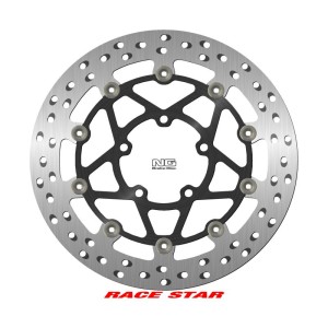NG TARCZA HAMULCOWA PRZÓD RACE STAR PREMIUM TRIUMPH SPEED TRIPLE 1200 '18-'23 (320X82,5X4,5MM) (5X10,25MM) WAVE PŁYWAJĄCA (ŚRODEK ALUMINIOWY, POLEPSZONE CHŁODZENIE)