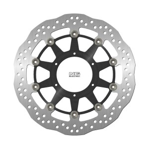 NG TARCZA HAMULCOWA PRZÓD HONDA CBR 1000RR FIREBLADE '06-'07, VTR 1000R '00-'06, VTR 1000 SP-1/SP-2 '00-'06 (320X94X4,5MM) (6X6,25MM) WAVE PŁYWAJĄCA (ŚRODEK ALUMINIOWY)