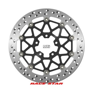 NG TARCZA HAMULCOWA PRZÓD RACE STAR PREMIUM KAWASAKI ZX 10R SE ABS '19-20, ZX 10RR ABS '17-24 (330X70X6MM) (5X10,25MM) (ŚRODEK ALUMINIOWY, POLEPSZONE CHŁODZENIE)