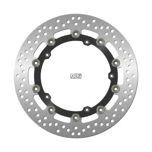 NG TARCZA HAMULCOWA PRZÓD APRILIA RS 50 '99-'05, TUONO 50 '03-'07, MBK X POWER 50 '03-'05, YAMAHA SLIDER 50 '03-'12, TZR 50 '03-'17 (296X155X4MM) (5X6,25MM) PŁYWAJĄCA (ŚRODEK ALUMINIOWY)
