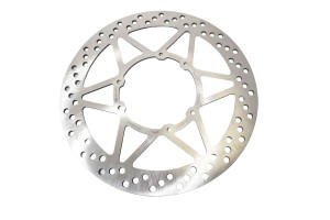 NG TARCZA HAMULCOWA PRZÓD SHERCO SM 50 '19-'21, DERBI DRD 50 '05-'06, SENDA 125 '04-'13, RIEJU SMX 50 '07-'08, APRILIA RX 125 '18-'22, MALAGUTI DUNE/XSM 125 '19-'23 (300X108X4MM) (6X6,25MM)