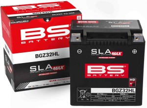 BS AKUMULATOR BGZ32HL MAX (FA) (YTX30L,YTX30HL,YTX30L-BS, YB30L-B) 12V 32AH 170X132X175 BEZOBSŁUGOWY - ZALANY (ZWIĘKSZONY PRĄD ROZRUCHOWY) (500A) (HARLEY-DAVIDSON) (2) - ZASTĘPUJE 300884