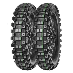MITAS OPONA 110/100-18 TERRA FORCE-EX MH SUPER LIGHT 64M TT TYŁ (ZIELONY PASEK) DOT 50/2024 (ZAMIENNIK:70000180,70000105)