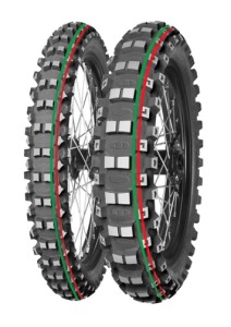 MITAS OPONA 120/80-19 TERRA FORCE MX-MH MEDIUM/HARD 63M TT (CZERWONY/ZIELONY PASEK) TYŁ DOT 2022 (DOT:TCDD/TTDD) (26516) (ZAMIENNIK:70000924)
