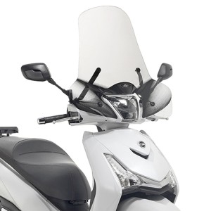KAPPA SZYBA SYM HD 300 (19), PIAGGIO Medley 125-150 i get / Medley S 125-150 i get (20), SYMPHONY 125 (20), KYMCO People S 300 (19-23) 49 X 66 CM PRZEZROCZYSTA - POTRZEBNE MOCOWANIE POD DANY MODEL