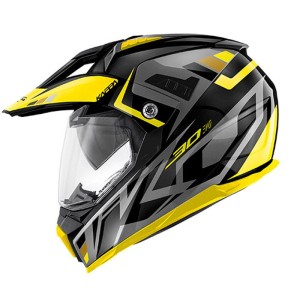 KAPPA KASK KV30 EVO GRAYER DUAL OFF ROAD Z SZYB