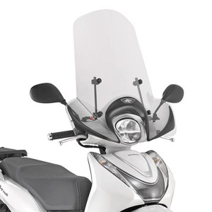 KAPPA SZYBA HONDA SH MODE 125 '21-'25 51 X 66 CM PRZEZROCZYSTA - POTRZEBNE MOCOWANIE A1193AK