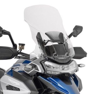 KAPPA SZYBA TRIUMPH TIGER 1200 GT/GT PRO '22-'25, EXPLORER/RALLY EXPLORER '22-'25, HUSQVARNA NORDEN 901 '22-'25, PRZEZROCZYSTA 57X38 CM (WYS. X SZER.) WYŻSZA O 12,5 CM OD ORYGINAŁU, PRZEZROCZYSTA