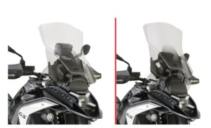 KAPPA SZYBA BMW R 1300GS '24-'25 R 1300 GS ADVENTURE '25 (51 X 44,5CM) PRZEZROCZYSTA ( DO MODELI Z RADAREM )