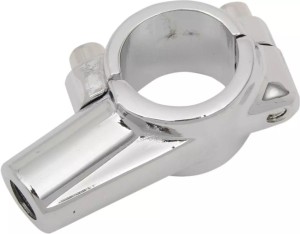 EMGO UCHWYT LUSTERKA Z OBEJMĄ NA KIEROWNICĘ CHROMOWANY 22MM (7/8") (OTWÓR 10MM)