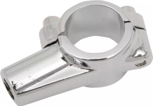 EMGO UCHWYT LUSTERKA Z OBEJMĄ NA KIEROWNICĘ 22MM (7/8") CHROMOWANY (WZÓR YAMAHA)