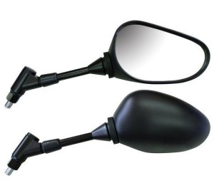 EMGO LUSTERKO YAMAHA XJ6N '14-'16, FZ8 FAZER '13-'15 LEWE(OEM: 20S-26290-10) KOLOR CZARNY (WZÓR ORYGINAŁU) (HOMOLOGACJA)