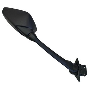 EMGO LUSTERKO YAMAHA XP 500 T-MAX '15-'16, XP 530 T-MAX '15-'16 PRAWE (OEM: 2PW-26290-00) KOLOR CZARNY (WZÓR ORYGINAŁU) (HOMOLOGACJA)