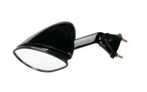 EMGO LUSTERKO KAWASAKI ZX-12R '02-'06 LEWE (OEM: 56001-1574) KOLOR CZARNY (WZÓR ORYGINAŁU) (HOMOLOGACJA)