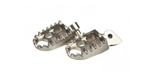 SCAR RACING PODNӯKI PEGI ALUMINIOWE EVO YAMAHA YZ / YZF / WR / WRF / TENERE 700, FANTIC KOLOR SREBRNY