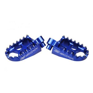 SCAR RACING PODNӯKI PEGI ALUMINIOWE EVO YAMAHA YZ / YZF / WR / WRF / TENERE 700, FANTIC KOLOR NIEBIESKI