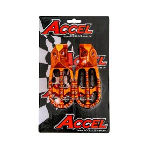 ACCEL PODNӯKI KTM SX / SXF / XC / XCF 125 / 250 / 250 / 300 / 350 / 450 '23-'25, HUQVARNA TC / TX / FC / FX 125 / 250 / 300 / 350 / 450 '23-'25 KOLOR POMARANCZOWY