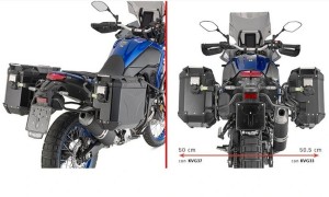 KAPPA STELAŻ KUFRÓW BOCZNYCH MONOKEY CAM SIDE YAMAHA TENERE 700 '19-'24 ,WORLD RAID '22-'25- POD KUFRY KVG K'VOYAGER ALU - PRAWY KVGS33 WCIĘTY