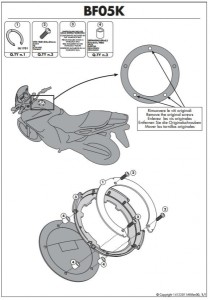 KAPPA MOCOWANIE TANKLOCK YAMAHA /MV/CAGIVA/BENELLI