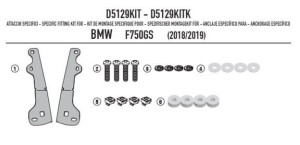 KAPPA MOCOWANIE SZYB KD5127S, KD5127ST ORAZ KAF5127 BMW F 750GS (18-23) F 800 GS (24-25)