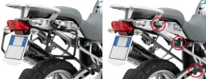 KAPPA STELAŻ KUFRÓW BOCZNYCH SZYBKIEGO MONTAŻU MONOKEY BMW F 650GS/800GS (08-17), F 700GS (13-17) - RÓWNIEŻ POD KUFRY MONOKEY RETRO-FIT KVE K'VENTURE ALU ORAZ KMS K'MISSION ALU