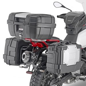 KAPPA STELAŻ KUFRÓW BOCZNYCH SZYBKIEGO MONTAŻU MONOKEY MOTO GUZZI V85 TT '19-'23 - RÓWNIEŻ POD KUFRY MONOKEY RETRO-FIT KVE K'VENTURE ALU ORAZ KMS K'MISSION ALU