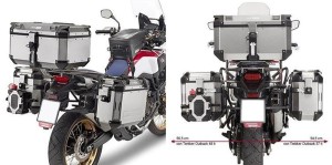 KAPPA STELAŻ KUFRÓW BOCZNYCH MONOKEY CAM SIDE HONDA CRF 1000L Africa Twin (16-17) - POD KUFRY KFR K'FORCE ORAZ KVG K'VOYAGER ALU