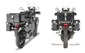 KAPPA STELAŻ KUFRÓW BOCZNYCH MONOKEY CAM SIDE SUZUKI DL 1000 V-Strom '14-'19, - POD KUFRY KFR K'FORCE ORAZ KVG K'VOYAGER ALU