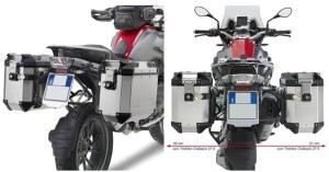 KAPPA STELAŻ KUFRÓW BOCZNYCH MONOKEY CAM SIDE BMW R 1200 GS (13-18), R 1250 GS (19-23), R 1250 GS Adventure (19-24) - POD KUFRY KFR K'FORCE ORAZ KVG K'VOYAGER ALU