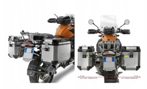 KAPPA STELAŻ KUFRÓW BOCZNYCH MONOKEY CAM SIDE BMW R 1200 GS (04-12), R 1200 GS Adventure (06-13) - POD KUFRY KFR K'FORCE ORAZ KVG K'VOYAGER ALU