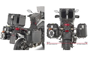KAPPA STELAŻ KUFRÓW BOCZNYCH MONOKEY CAM SIDE YAMAHA Tenere 700 /WORLD RAID '19-'24 - POD KUFRY KFR K'FORCE ORAZ KVG K'VOYAGER ALU