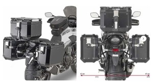 KAPPA STELAŻ KUFRÓW BOCZNYCH MONOKEY CAM SIDE HONDA CB 500 X (19-23) NX 500 '24-'25 POD KUFRY KFR K'FORCE ORAZ KVG K'VOYAGER ALU