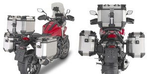 KAPPA STELAŻ KUFRÓW BOCZNYCH MONOKEY CAM SIDE HONDA NC 750X '21-'25 POD KUFRY KFR K'FORCE ORAZ KVG K'VOYAGER ALU