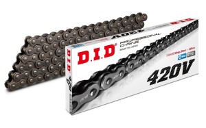 DID ŁAŃCUCH NAPĘDOWY 420V-126 (126 OGNIW) O-RING (ORINGOWY) (OTWARTY + ZAPINKA)