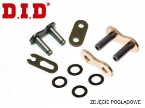 DID ZAPINKA (OGNIWO ŁĄCZĄCE) ŁAŃCUCHA NAPĘDOWEGO CL520VX2GB-FJ ZŁOTA