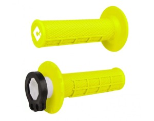 ODI MANETKI OFF ROAD HALF WAFFLE MX V2 LOCK-ON GRIP KOLOR FLUO 