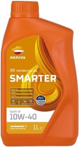 REPSOL OLEJ SILNIKOWY 4T SMARTER SPORT 10W40 1L MA2 PӣSYNTETYCZNY (12) - ZAST