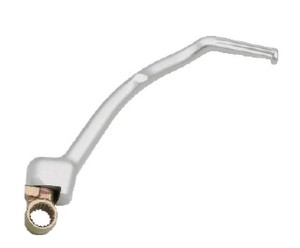 PSYCHIC DŹWIGNIA STARTERA (KOPKA / KIKSTARTER) HONDA CRF 450 X '06-'17 (OEM: 28300-MEY-305; 28300-MEY-A00) (ALUMINIOWA) KOLOR SREBRNY